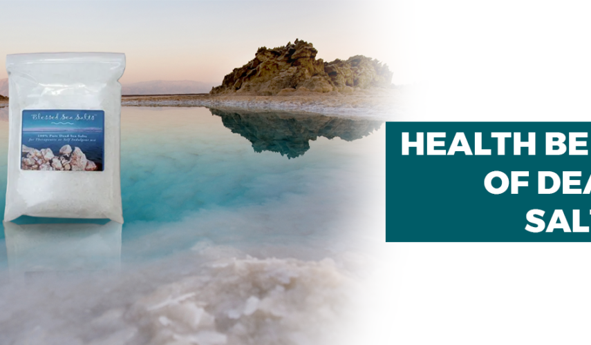 A close-up image of Dead Sea salt crystals, showcasing their unique texture and composition.